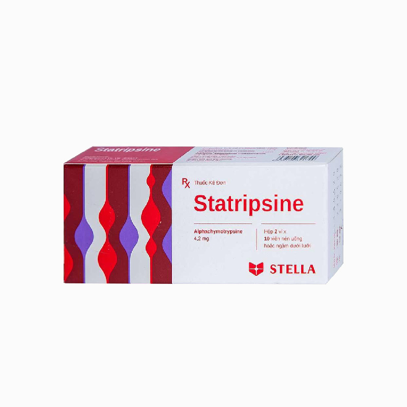 Thuốc Kháng Viêm, Trị Phù Statripsine Stella Hộp 20 Viên - Vivita
