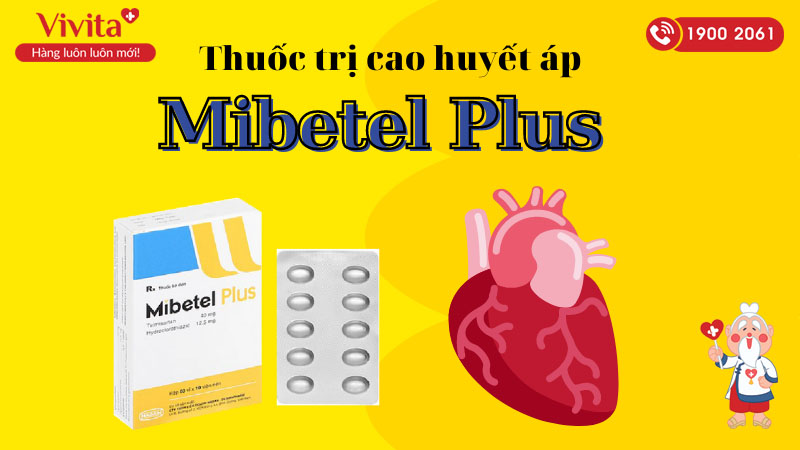 Thuốc điều trị cao huyết áp Mibetel Plus 40mg/12.5mg