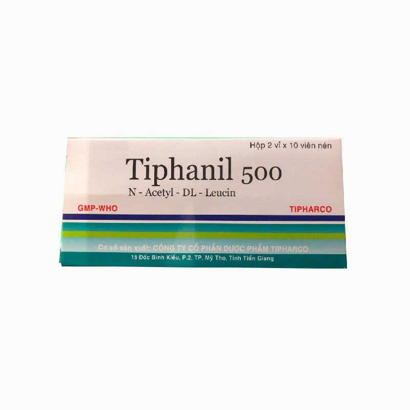 Thuốc trị chóng mặt, mất thăng bằng Tiphanil 500 | Hộp 20 viên