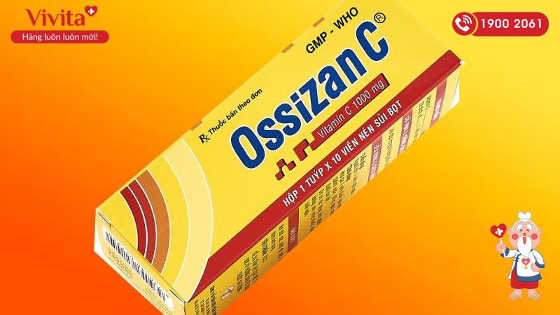 viên sủi bổ sung vitamin C Ossizan C