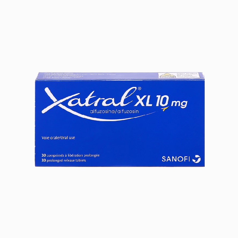 Thuốc trị phì đại tuyến tiền liệt, bí tiểu Xatral XL 10mg | Hộp 30 viên