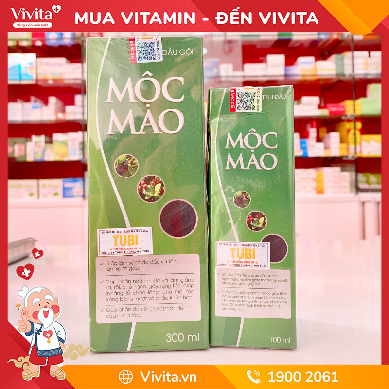 Bộ Chăm Sóc Tóc Mộc Mao Hỗ Trợ Đen Tóc, Giảm Gãy Rụng & Bạc Tóc
