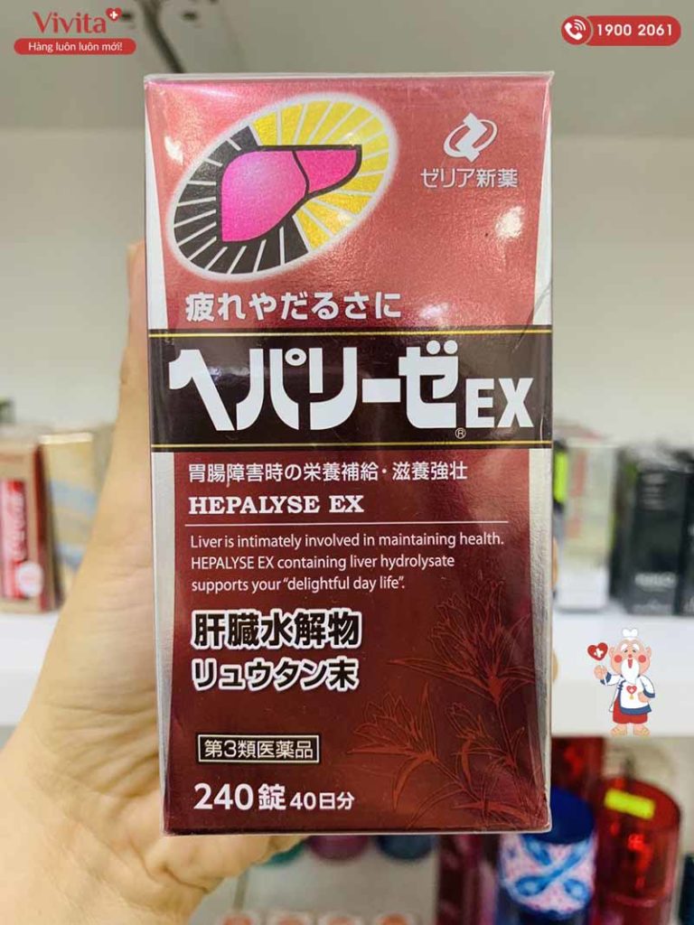Cách uống viên bổ gan Nhật Bản Hepalyse Ex