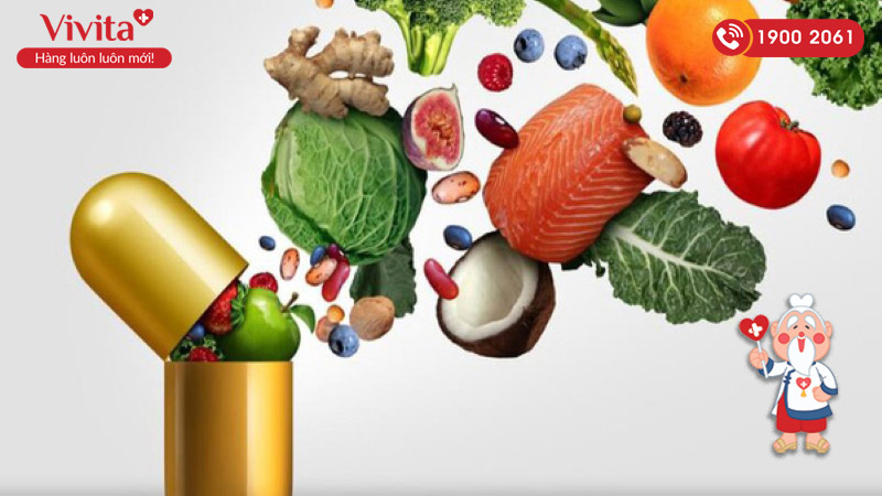Thực phẩm Vitamin và khoáng chất cho người già