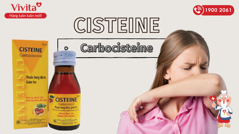 Thuốc trị ho, long đờm Cisteine