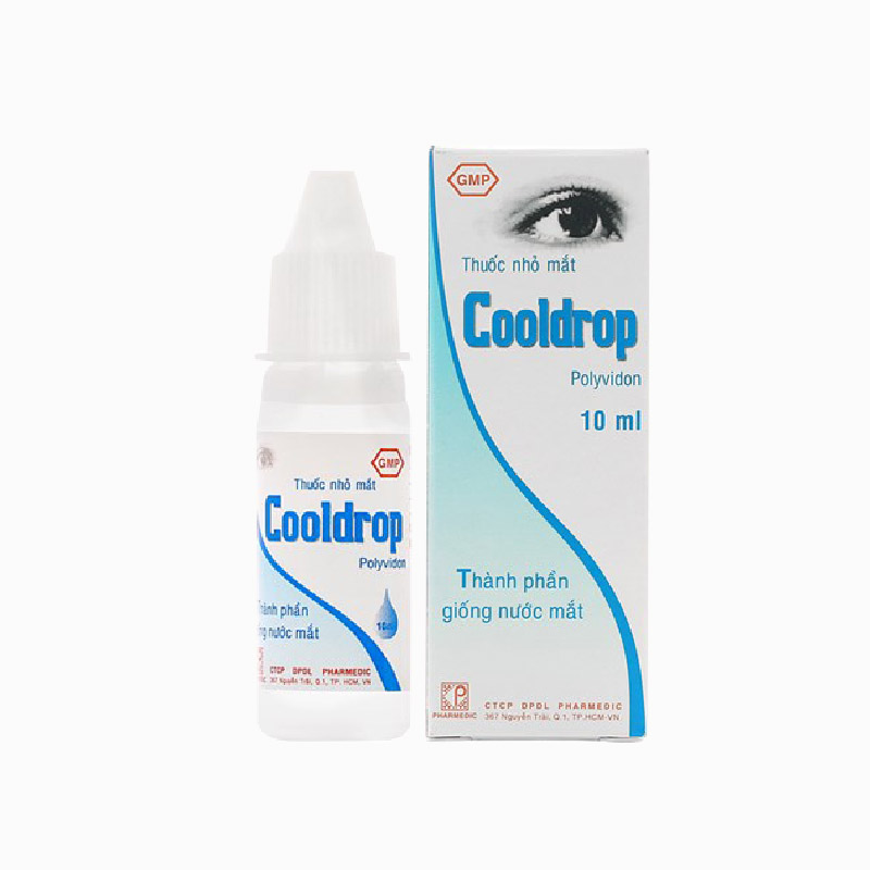 Thuốc nhỏ mắt trị khô mắt, mỏi mắt Cooldrop | Chai 10ml