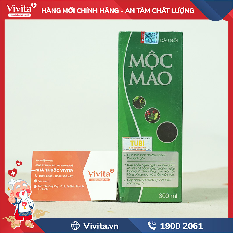 Bộ Chăm Sóc Tóc Mộc Mao Hỗ Trợ Đen Tóc, Giảm Gãy Rụng & Bạc Tóc