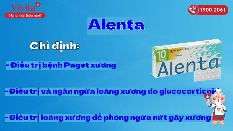 Chỉ định dùng thuốc Alenta