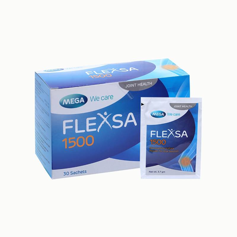 Thuốc giảm triệu chứng viêm khớp Flexsa 1500mg | Hộp 30 gói x 3,7g