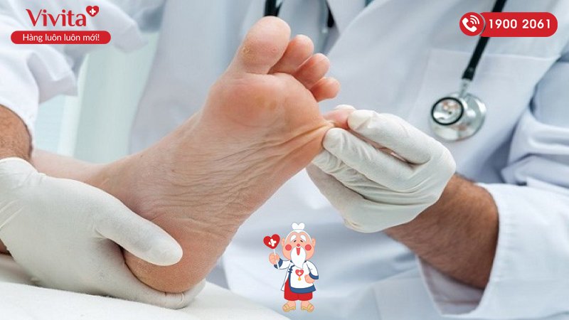 Hỗ trợ điều trị các bệnh ngoài da ở chân
