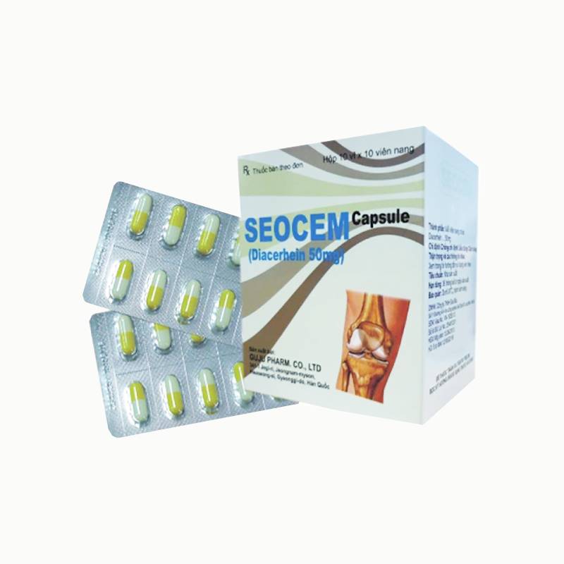 Thuốc trị chứng viêm xương khớp Seocem 50 mg | Hộp 100 viên
