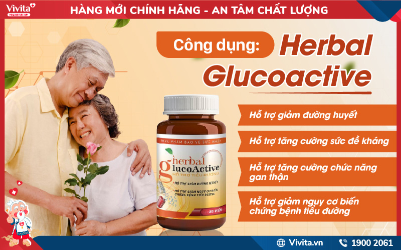 công dụng herbal glucoactive