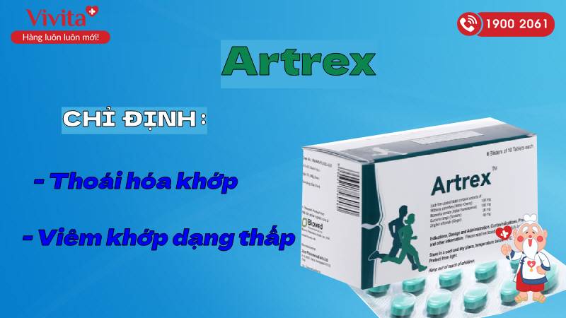 Công dụng thuốc artrex