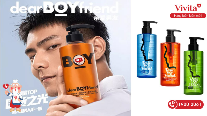 Sữa tắm nam Dear Boyfriend cho chàng trai của bạn