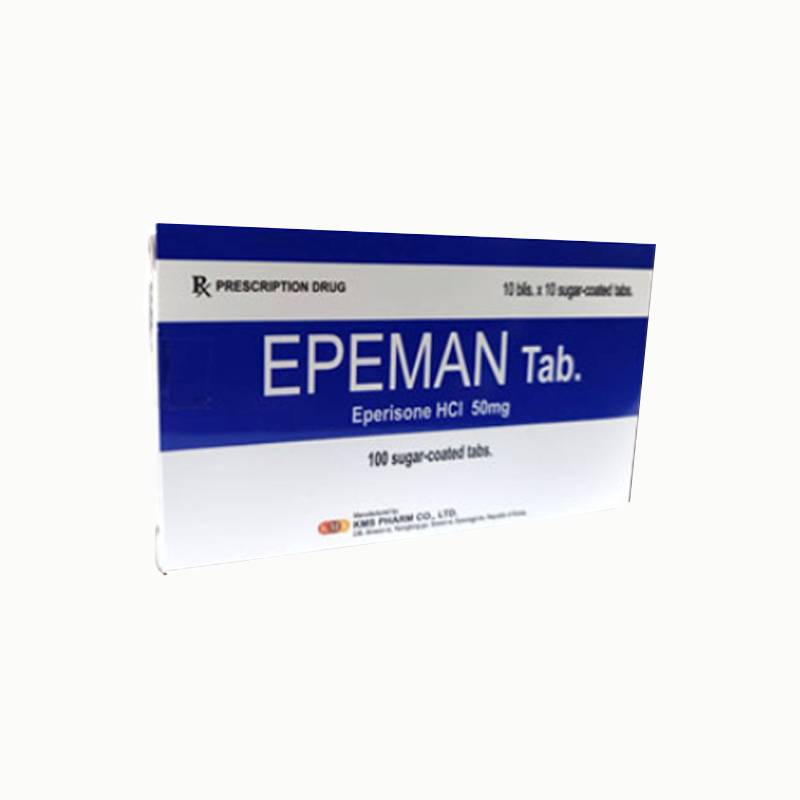 Thuốc điều trị tăng trương lực cơ Epeman 50mg | Hộp 10 vỉ x 10 viên