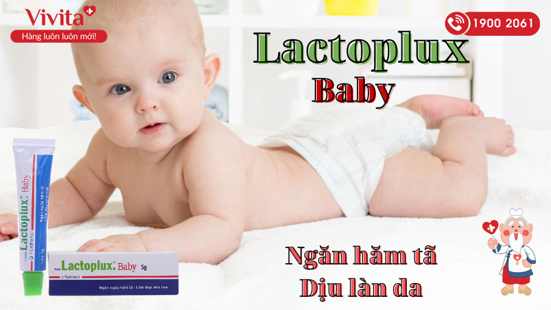 Kem bôi ngừa hăm tã cho bé Lactoplux Baby