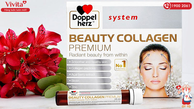 liệu trình sử dụng beauty collagen premium doppelherz