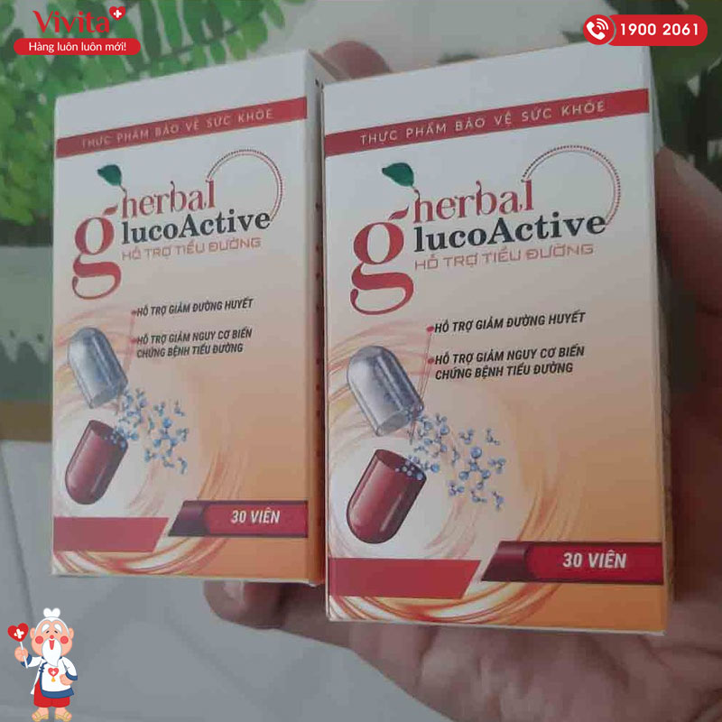 liệu trình sử dụng herbal glucoactive