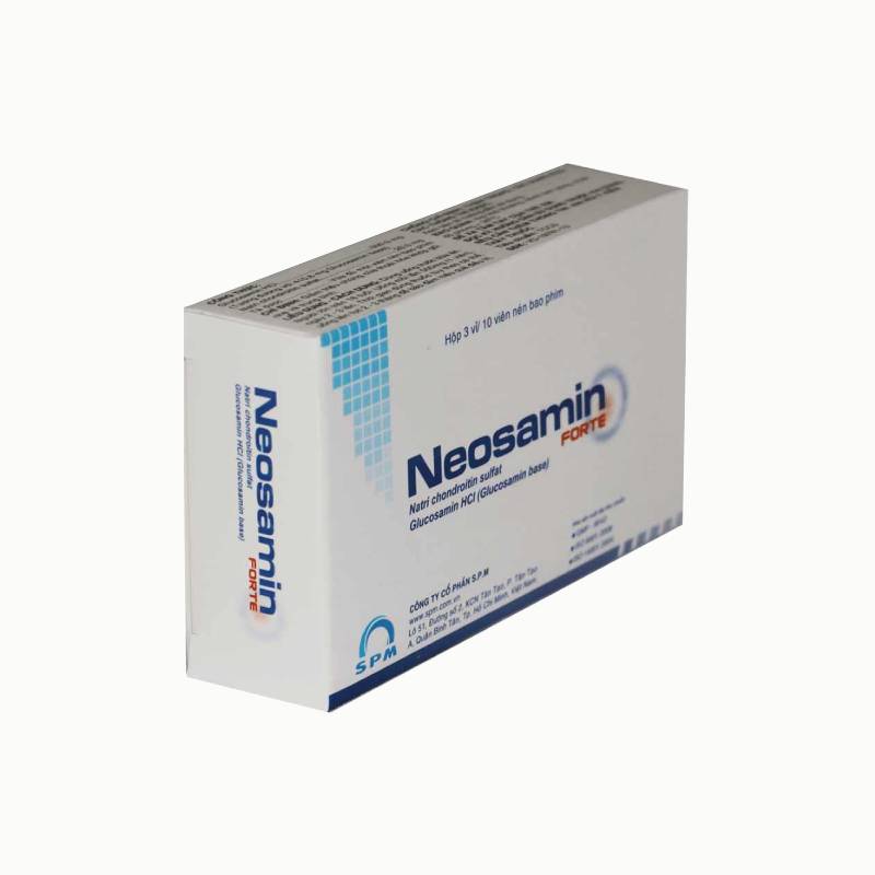 Thuốc ngừa thoái hóa khớp, cứng khớp Neosamin Forte | Hộp 30 Viên