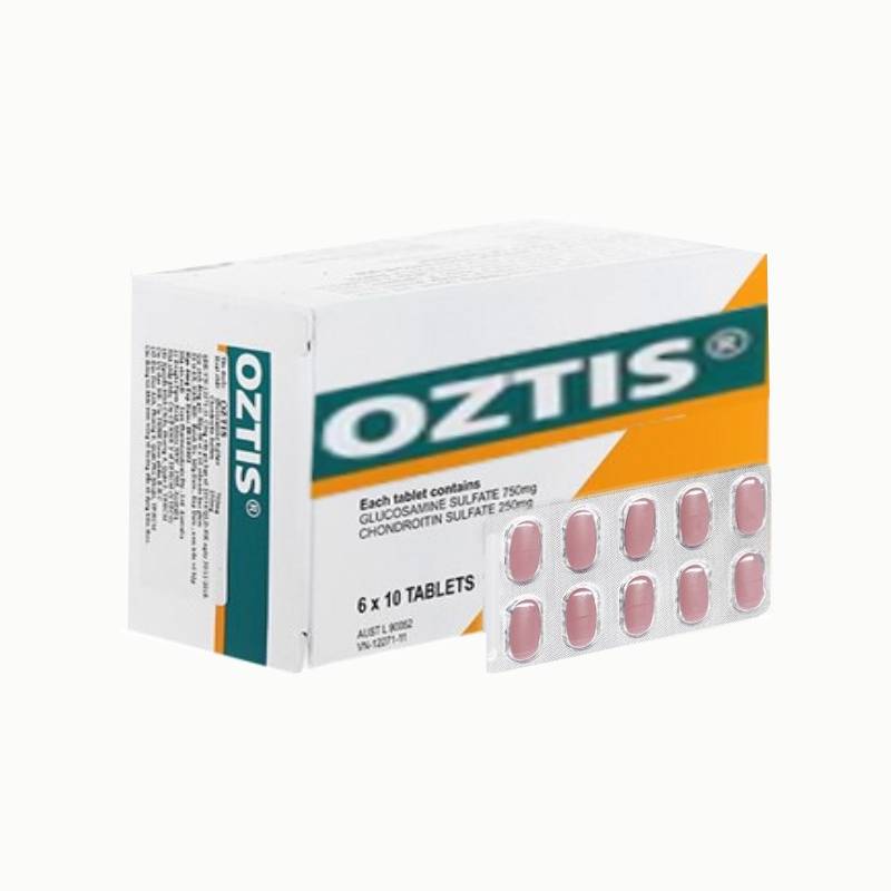 Thuốc trị thoái hoá khớp Oztis | Hộp 60 viên