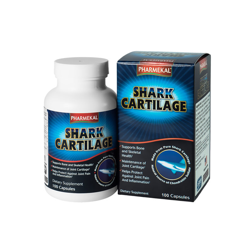 Sụn Cá Mập Shark Cartilage Pharmekal Hỗ Trợ Giảm Đau Tái Tạo Sụn Khớp (Hộp 60 Viên)
