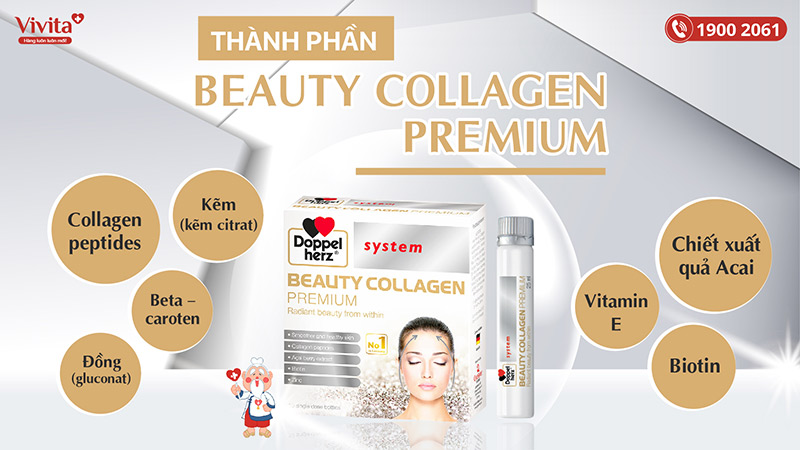 thành phần beauty collagen premium doppelherz