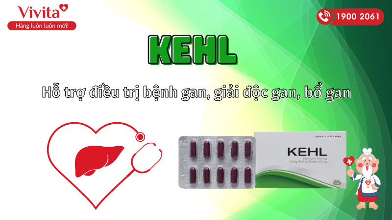 Thuốc hỗ trợ chức năng gan, giải độc gan Kehl