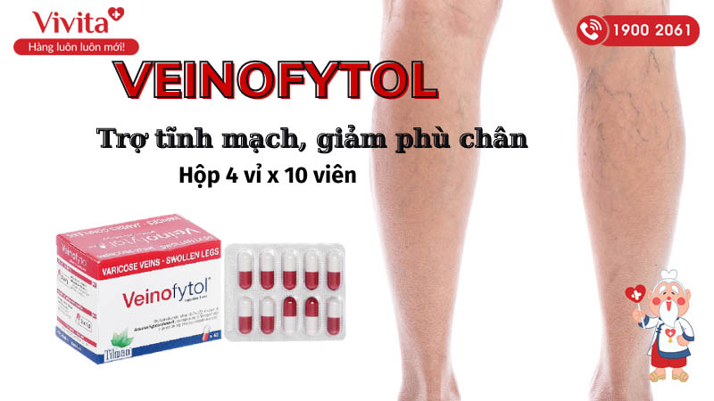 Thuốc trị trĩ, suy giãn tĩnh mạch Veinofytol