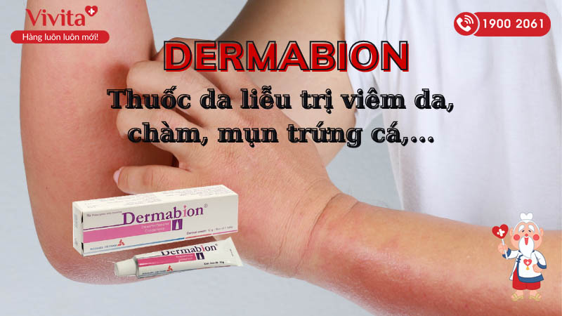 Kem bôi trị nhiễm khuẩn da Dermabion
