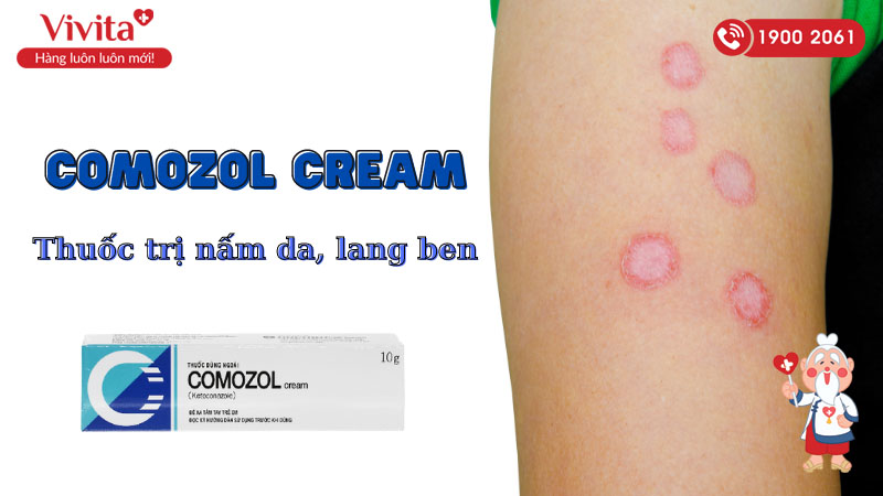 Kem bôi trị nấm da Comozol Cream