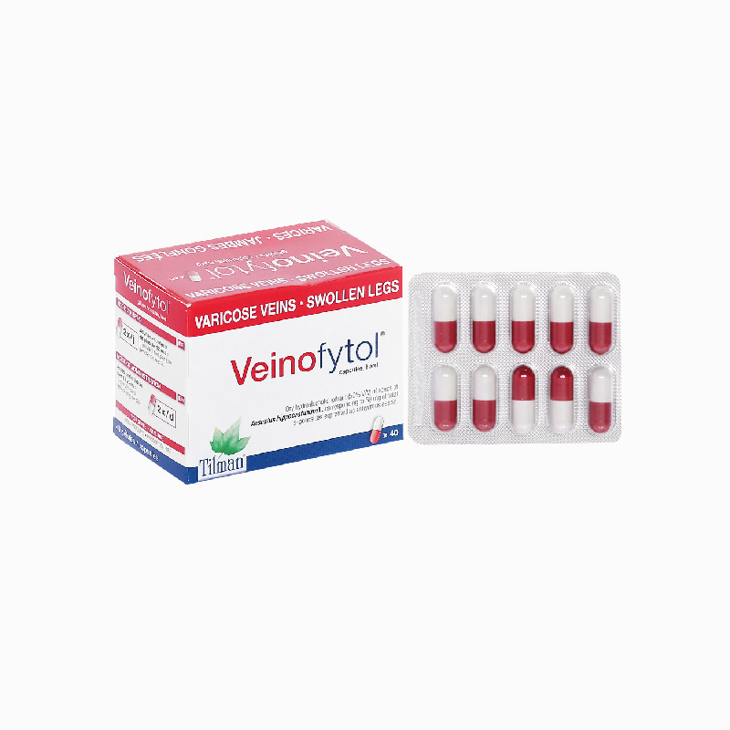 Thuốc trị trĩ, suy giãn tĩnh mạch Veinofytol | Hộp 40 viên