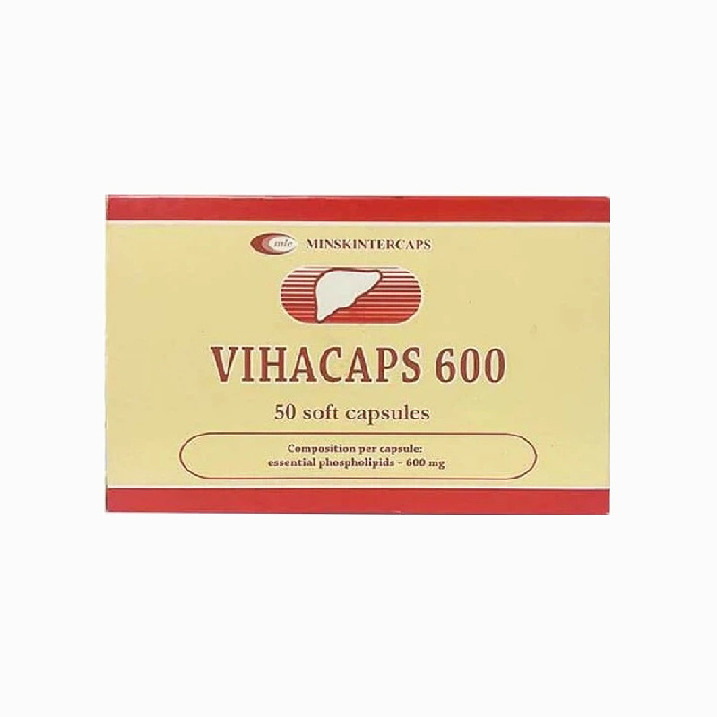 Thuốc cải thiện chức năng gan Vihacaps 600 | Hộp 50 viên