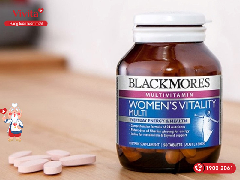 Blackmores Women's Vitality Multi - viên uống vitamin tổng hợp cho phụ nữ