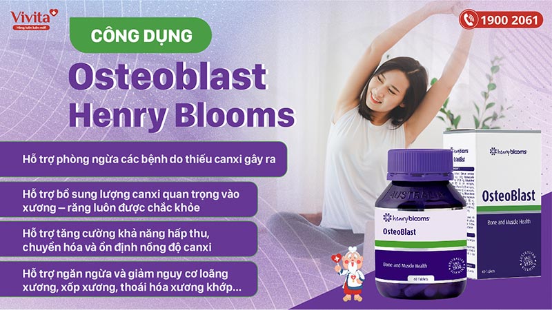 công dụng osteoblast henry blooms