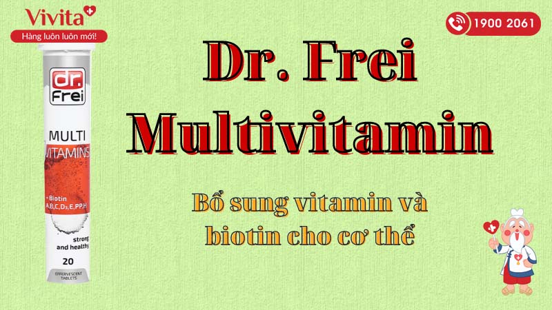 Viên sủi hỗ trợ sức khỏe Dr. Frei Multivitamin