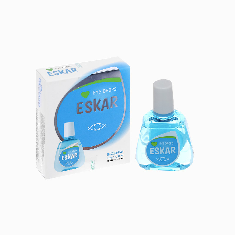 Thuốc nhỏ mắt giúp rửa mắt, phòng các bệnh về mắt Eskar | Chai 15ml