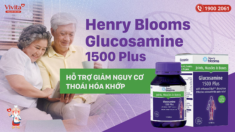 giới thiệu henry blooms glucosamine 1500 plus