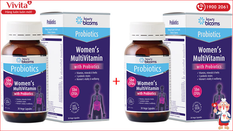 liệu trình sử dụng women's multivitamin with probiotics henry blooms