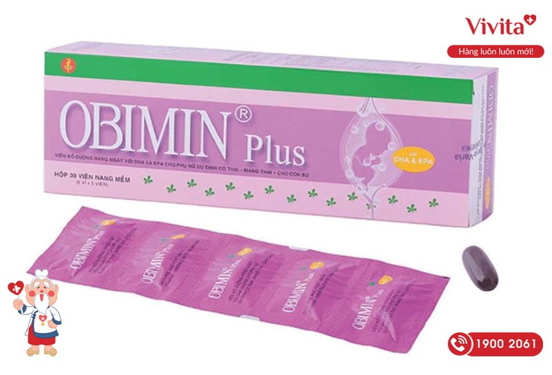 Vitamin tổng hợp cho bà bầu Obimin Plus