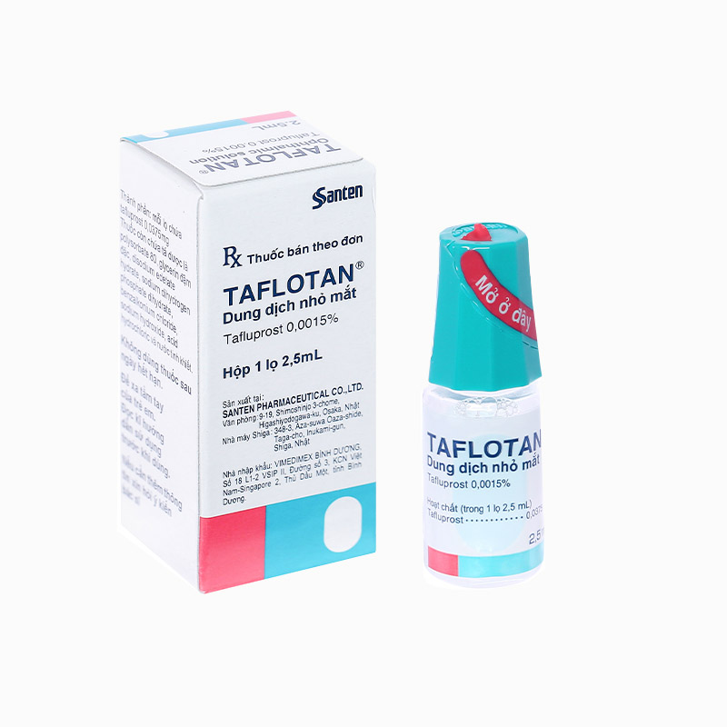 Thuốc nhỏ mắt trị tăng nhãn áp Taflotan | Chai 2.5ml