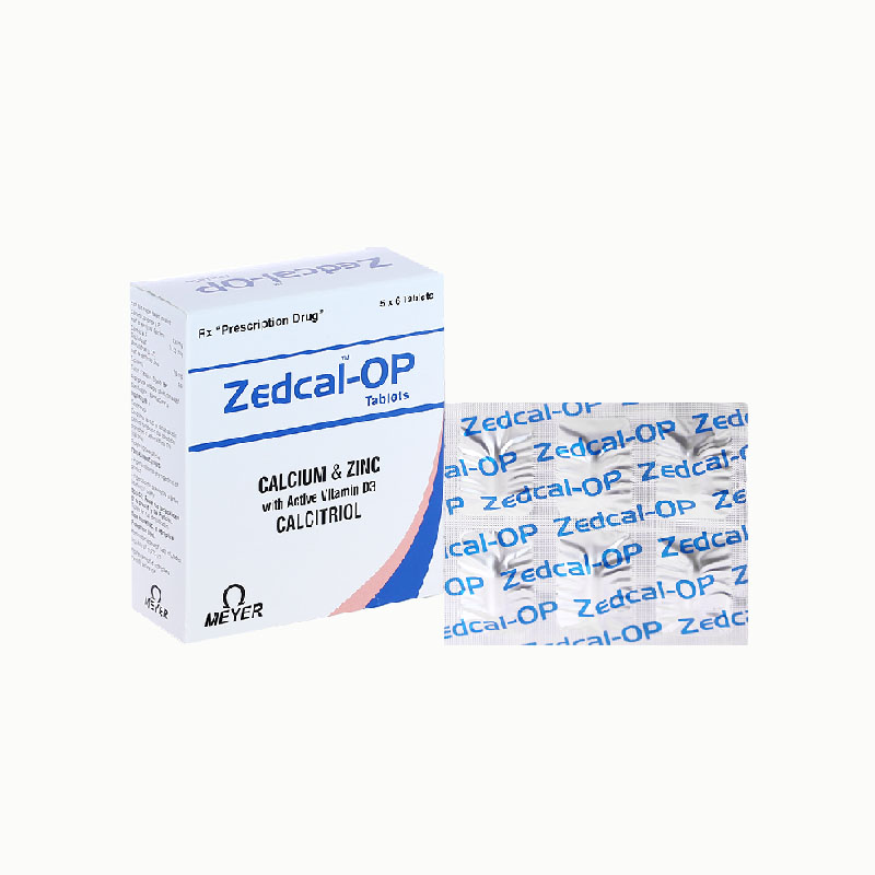 Thuốc phòng và trị loãng xương, nhuyễn xương Zedcal-OP | Hộp 30 viên