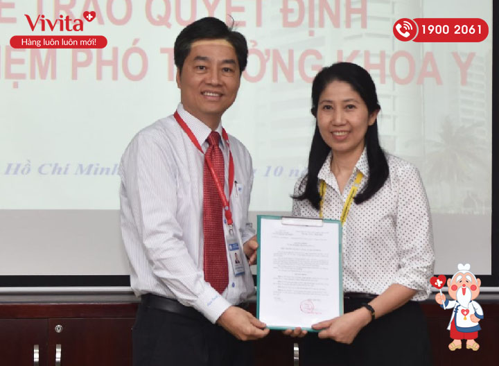 Tiến sĩ, Bác sĩ Vương Thị Ngọc Lan được bổ nhiệm làm Phó trưởng Khoa Y Đại học Y Dược Thành Phố Hồ Chí Minh