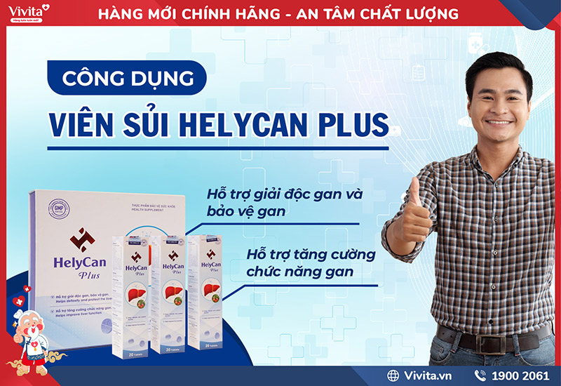Viên sủi HelyCan Plus là một trong những giải pháp tối ưu hiện nay có thể hỗ trợ khách hàng bảo vệ gan hàng ngày