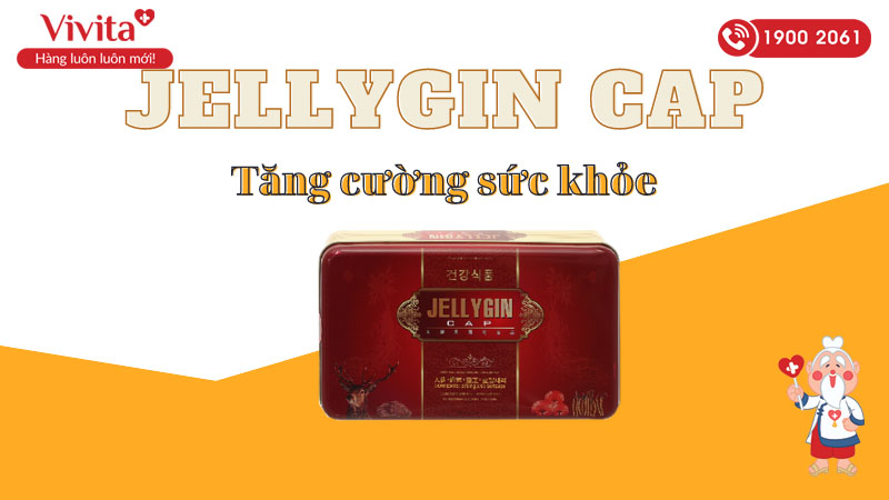 Thuốc tăng đề kháng cơ thể Jellygin Cap