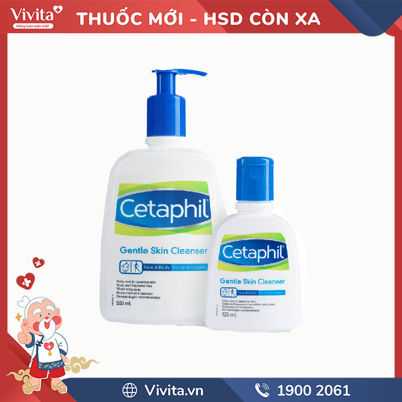 Sữa rửa mặt dịu nhẹ Cetaphil Gentle Skin Cleanser |  Chai 500ml