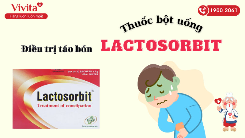 Thuốc bột trị táo bón Lactosorbit