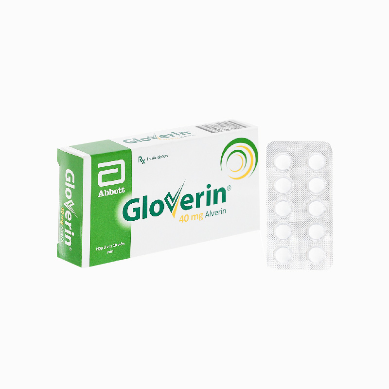 Thuốc giảm đau do co thắt tiêu hóa Gloverin | Hộp 30 viên