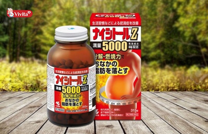 Viên uống giảm mỡ bụng Kobayashi Naishitoru Z 5000mg