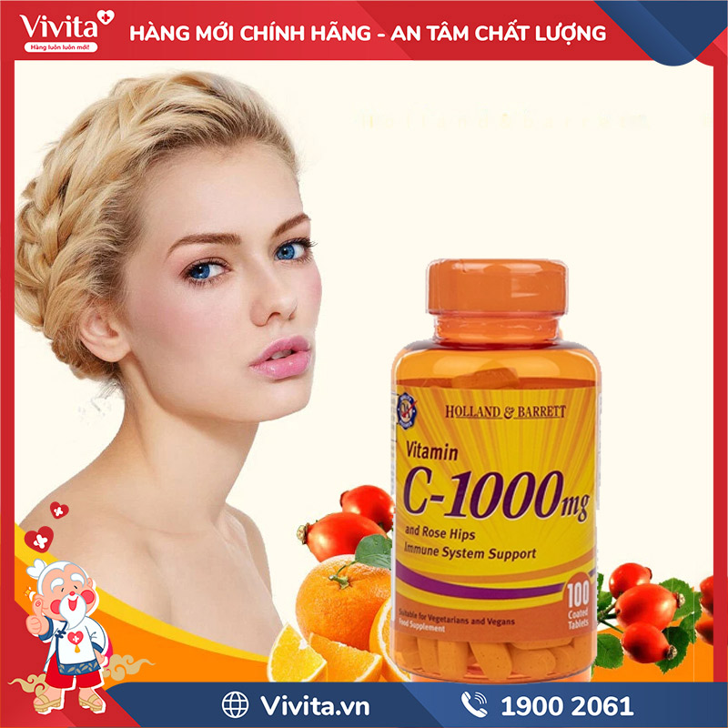 Đối tượng sử dụng viên uống vitamin C 1000mg Holland Barrett