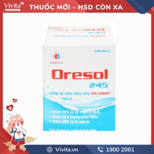 Thuốc bổ sung nước và muối khoáng cho cơ thể Oresol 245